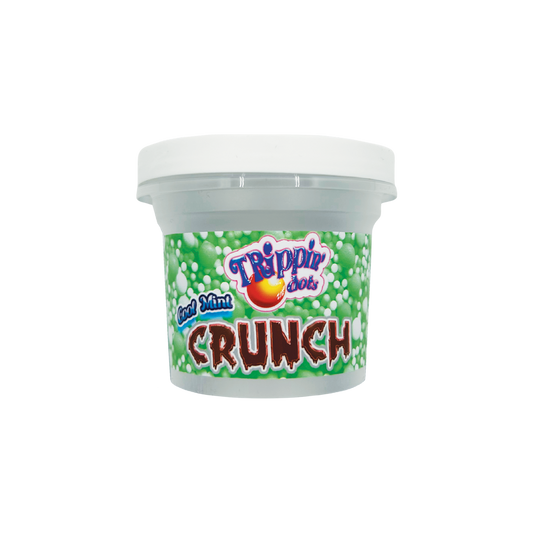 Trippin Dots Cool Mint Crunch - Premade 3.5g–7g Plastic Ice Cream Pint