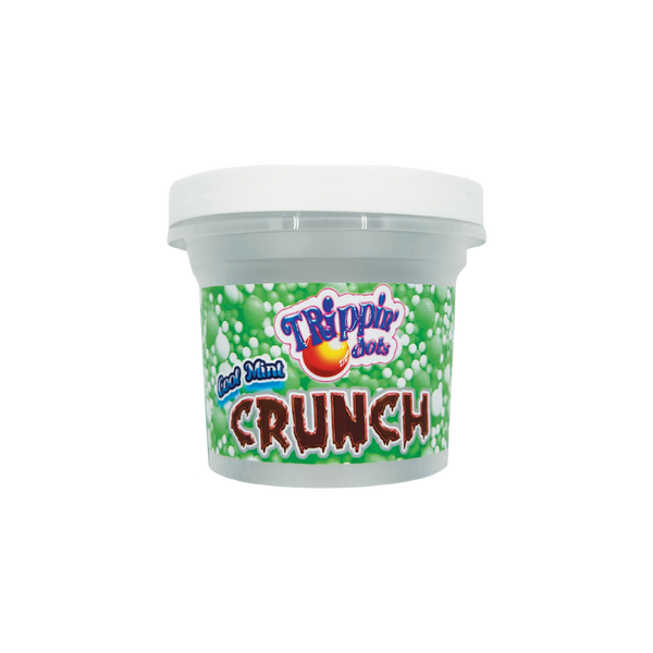Trippin Dots Cool Mint Crunch - Premade 3.5g–7g Plastic Ice Cream Pint