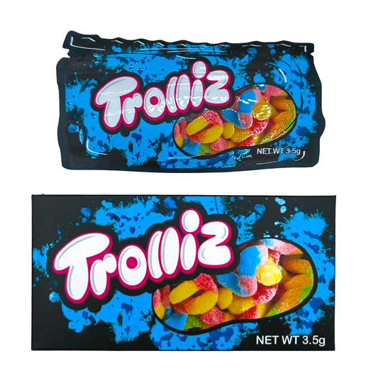 Trolliz - Premade 3.5g Box & Bag Combo