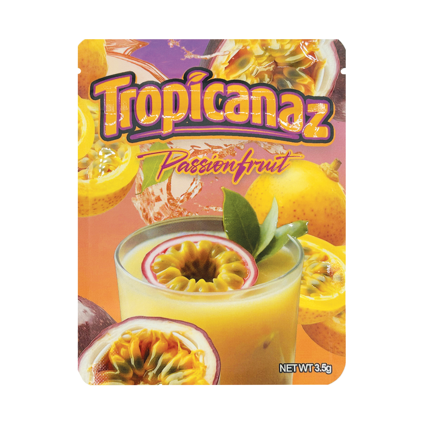Tropicanaz Passionfruit – 3.5g Premade Mylar