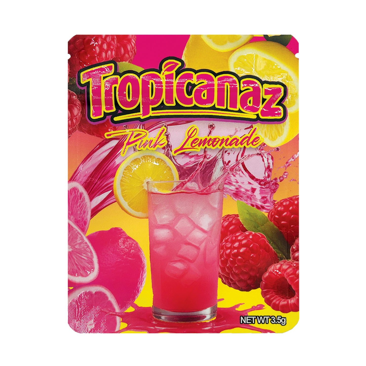 Tropicanaz Pink Lemonade – 3.5g Premade Mylar