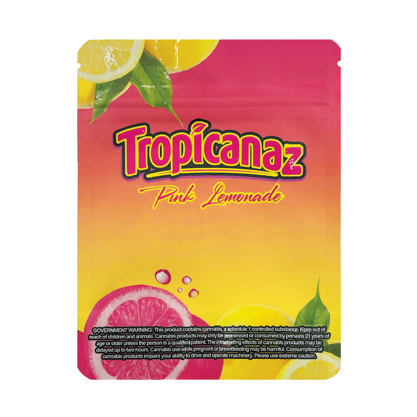 Tropicanaz Pink Lemonade – 3.5g Premade Mylar