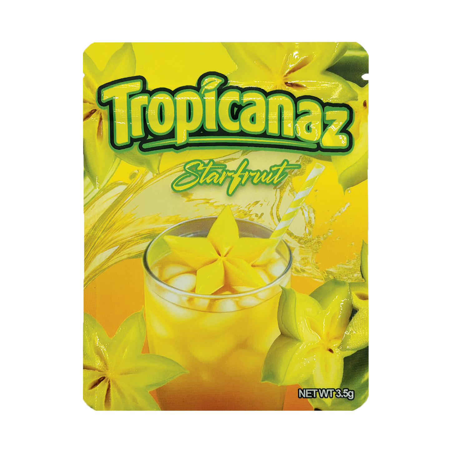 Tropicanaz Starfruit – 3.5g Premade Mylar