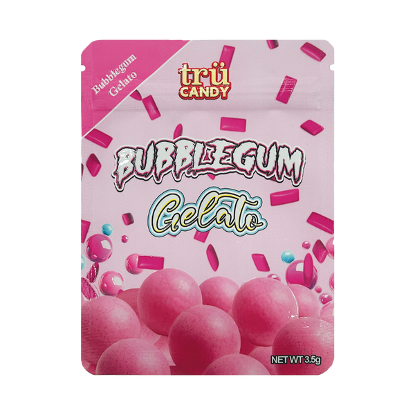 Tru Candy Bubblegum Gelato – 3.5g Premade Mylar