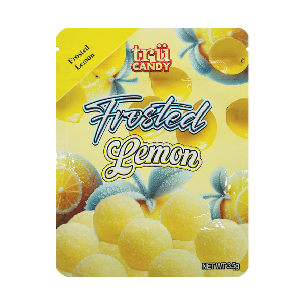 Tru Candy Frosted Lemon – 3.5g Premade Mylar