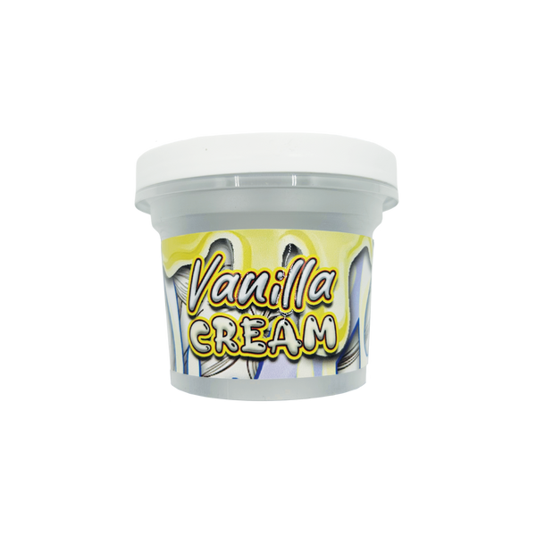 Vanilla Cream- Premade 3.5g–7g Plastic Ice Cream Pint