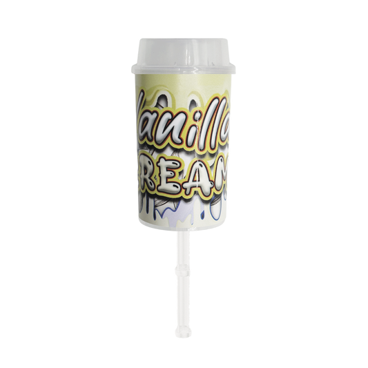 Vanilla Cream Pushpop - Premade 3.5g Plastic Push Pop Container