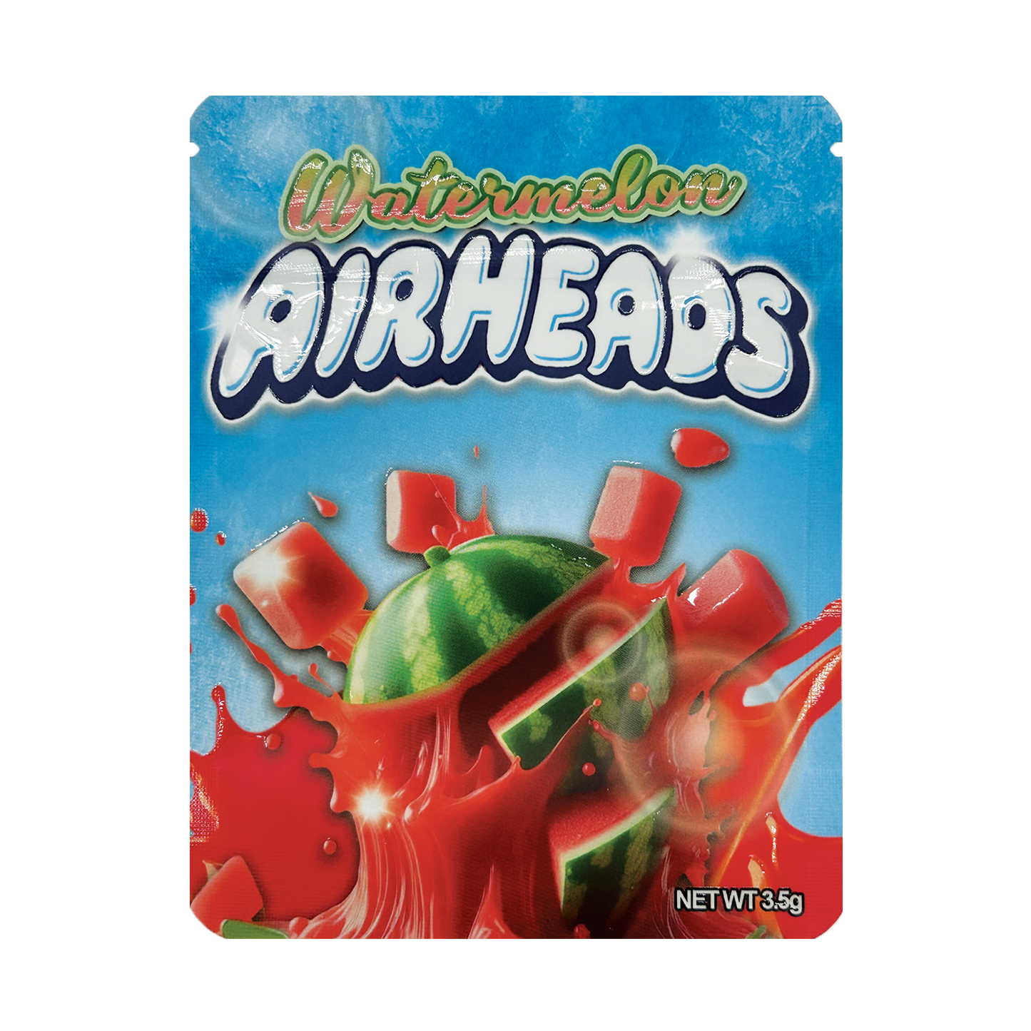 Watermelon Airheads – 3.5g Premade Mylar