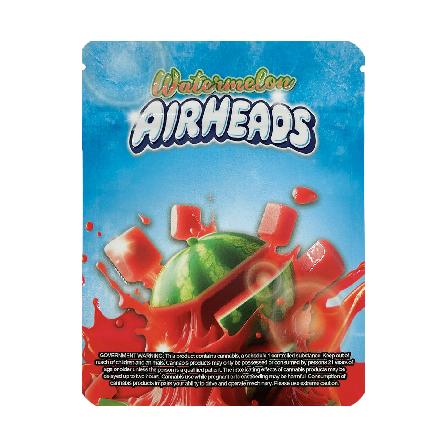Watermelon Airheads – 3.5g Premade Mylar
