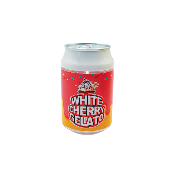 White Cherry Gelato - Premade 3.5g Plastic Soda Can Container