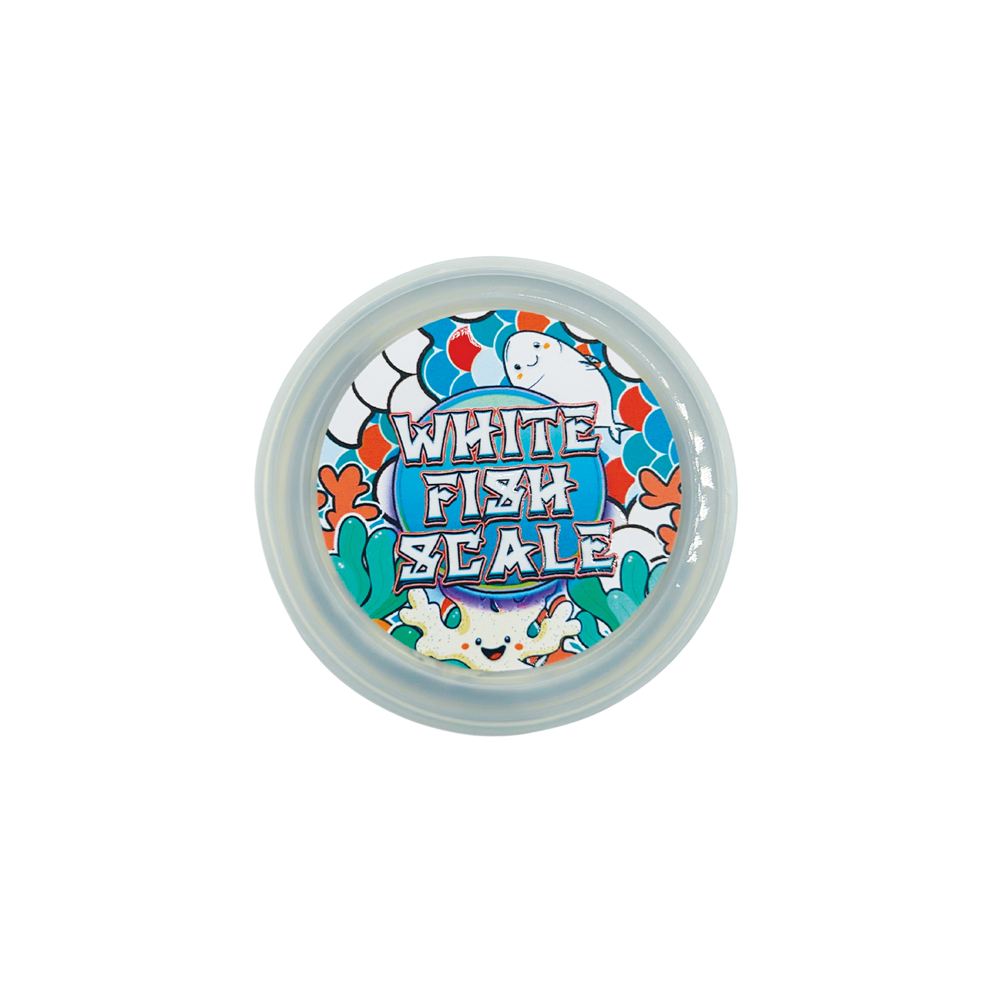 White Fish Scale - Premade 3.5g Tuna Can Container