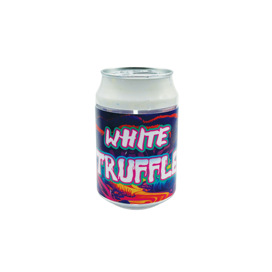 White Truffle - Premade 3.5g Plastic Soda Can Container