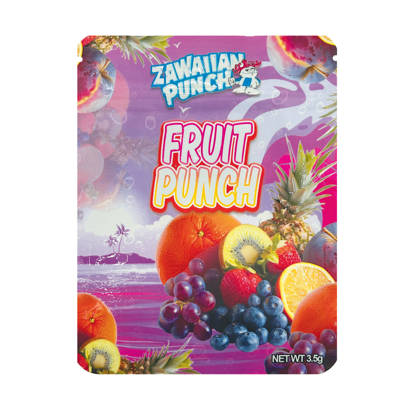 Zawaiian Punch Fruit Punch – 3.5g Premade Mylar