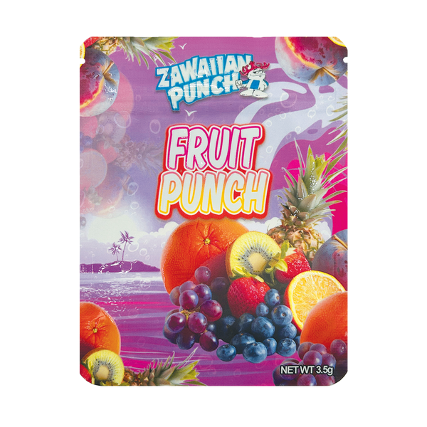 Zawaiian Punch Fruit Punch – 3.5g Premade Mylar