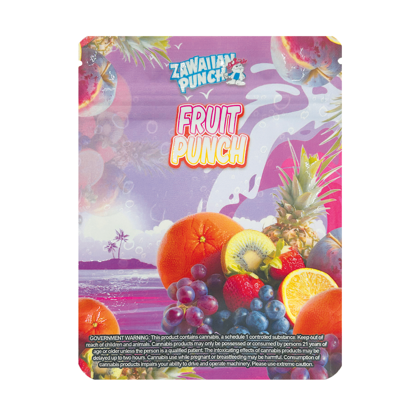 Zawaiian Punch Fruit Punch – 3.5g Premade Mylar