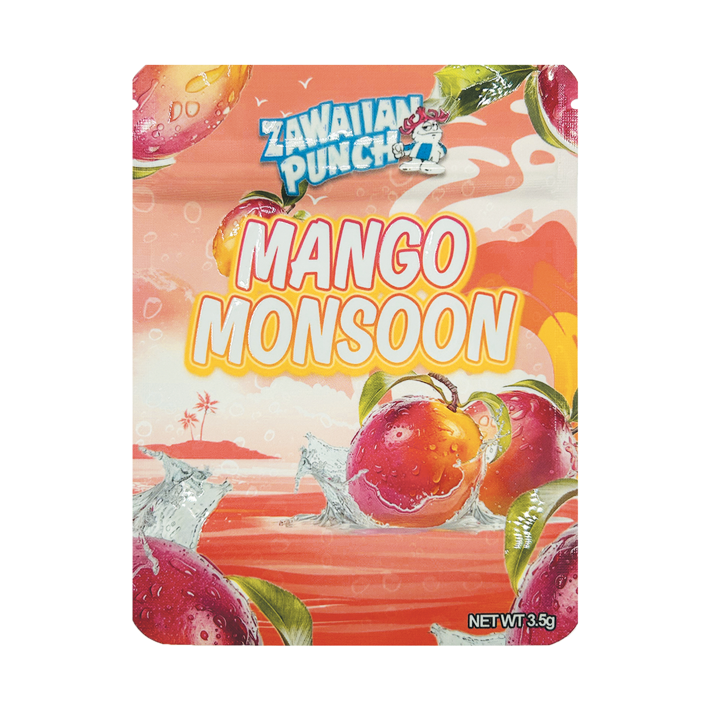Zawaiian Punch Mango Monsoon – 3.5g Premade Mylar