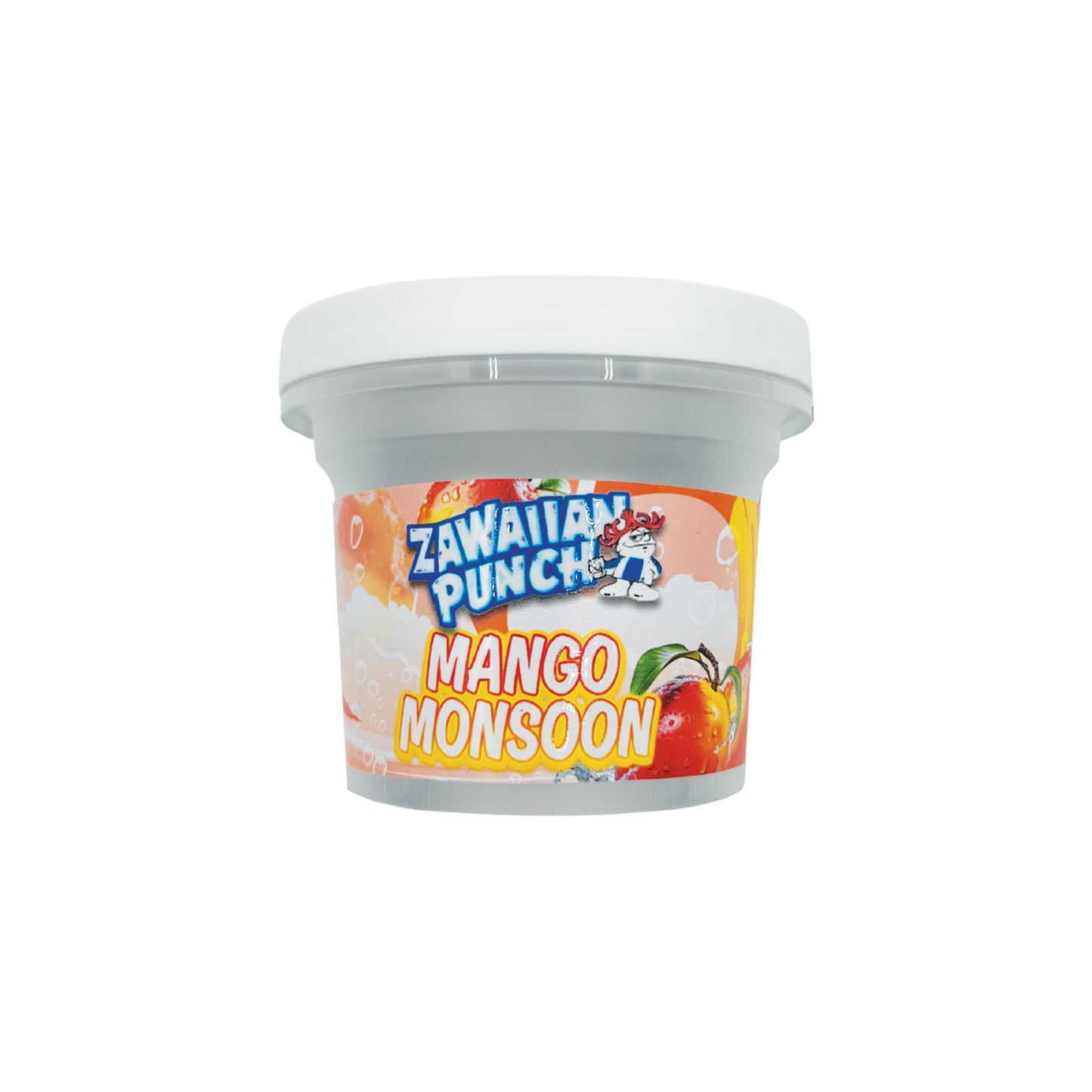 Zawaiian Punch Mango Monsoon - Premade 3.5g–7g Plastic Ice Cream Pint