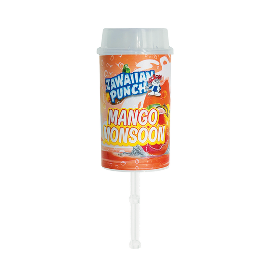 Zawaiian Punch Mango Monsoon Pushpop - Premade 3.5g Plastic Push Pop Container