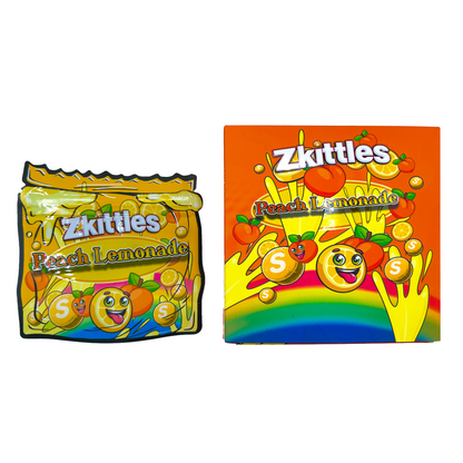 Zkittles Peach Lemonade - Premade 3.5g Box & Bag Combo